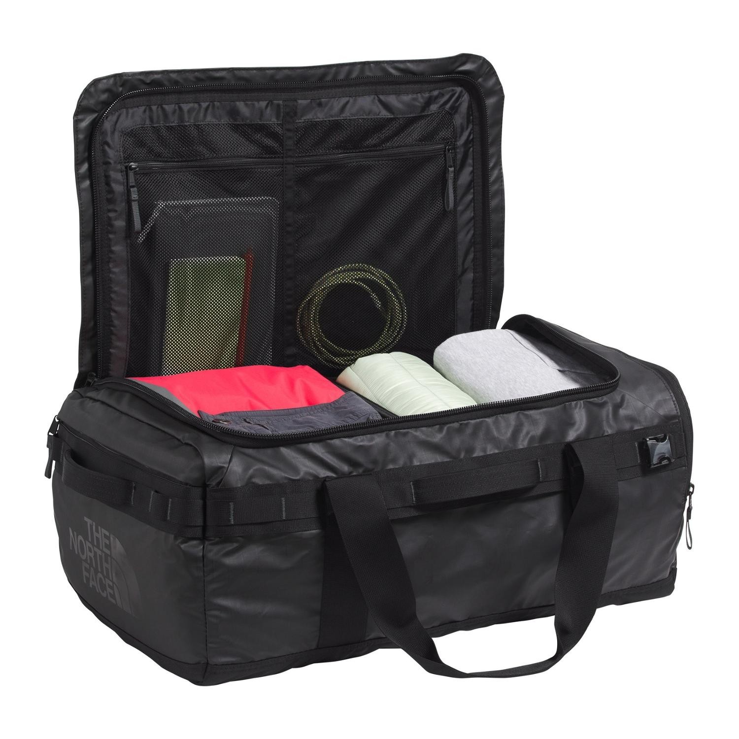 THE NORTH FACE Base Camp Voyager Duffel—62L , Tnf Black/Asphalt
