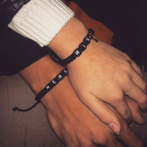 Couple Bracelet Lock Core Key Pendant Woven Hanging Rope Bracelet Jewelry Gift
