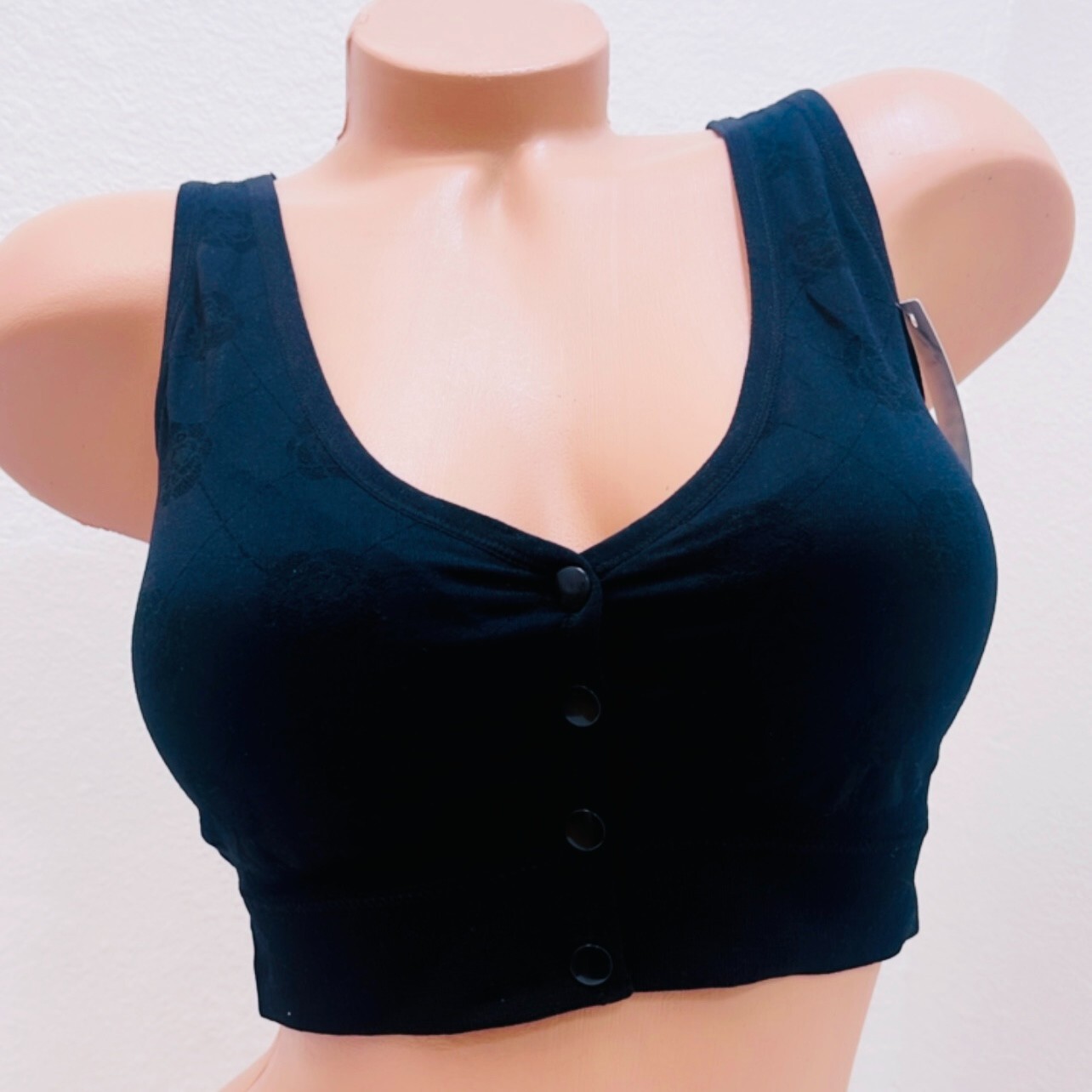 6Pk Sport Bras Seamless Wire Free open front Support Tank Sports Yoga Sleep Bra