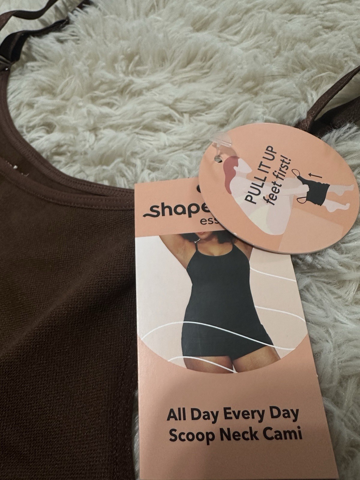 Shapermint Women’s Brown Size Small/Medium Camisole Tank Compression Stretxh