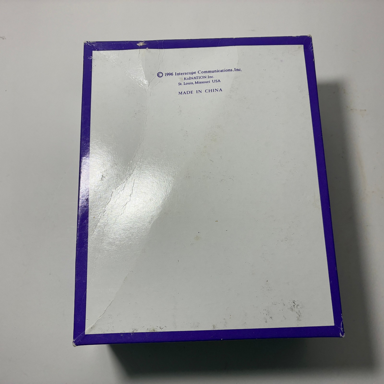 Shaq as Kazaam Show Box – 1996 KidsNATION – EMPTY BOX – no shoes