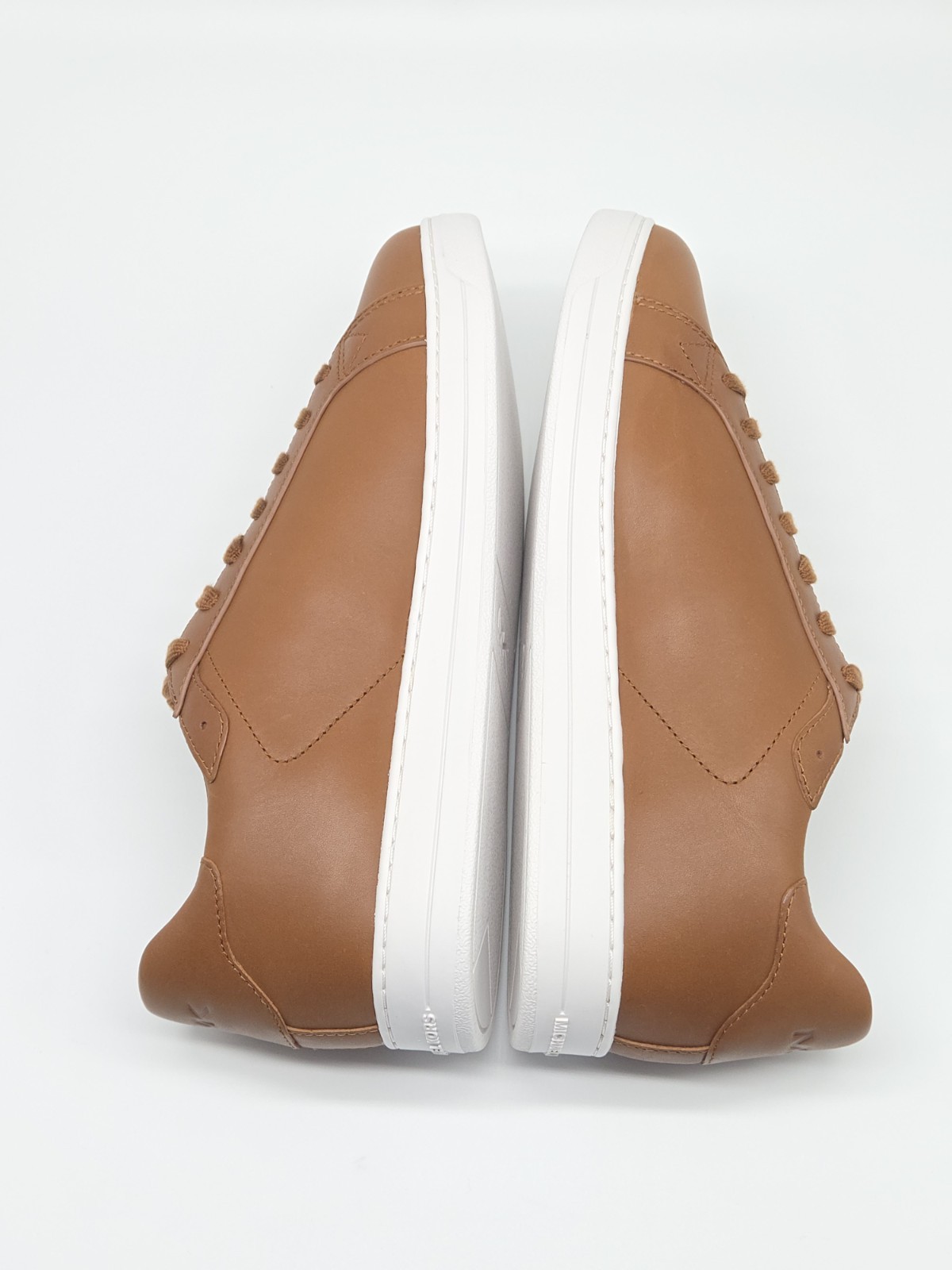 Michael Kors Men’s Lugage Brown Keating Leather Sneakers SIZE 9M/9.5M/10M NIB