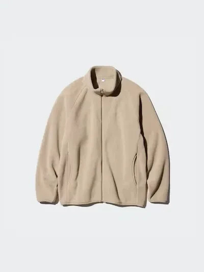 UNIQLO Fleece Full-Zip Jacket S-4XL 8 Colors Fluffy Machine-Washable Men 469955
