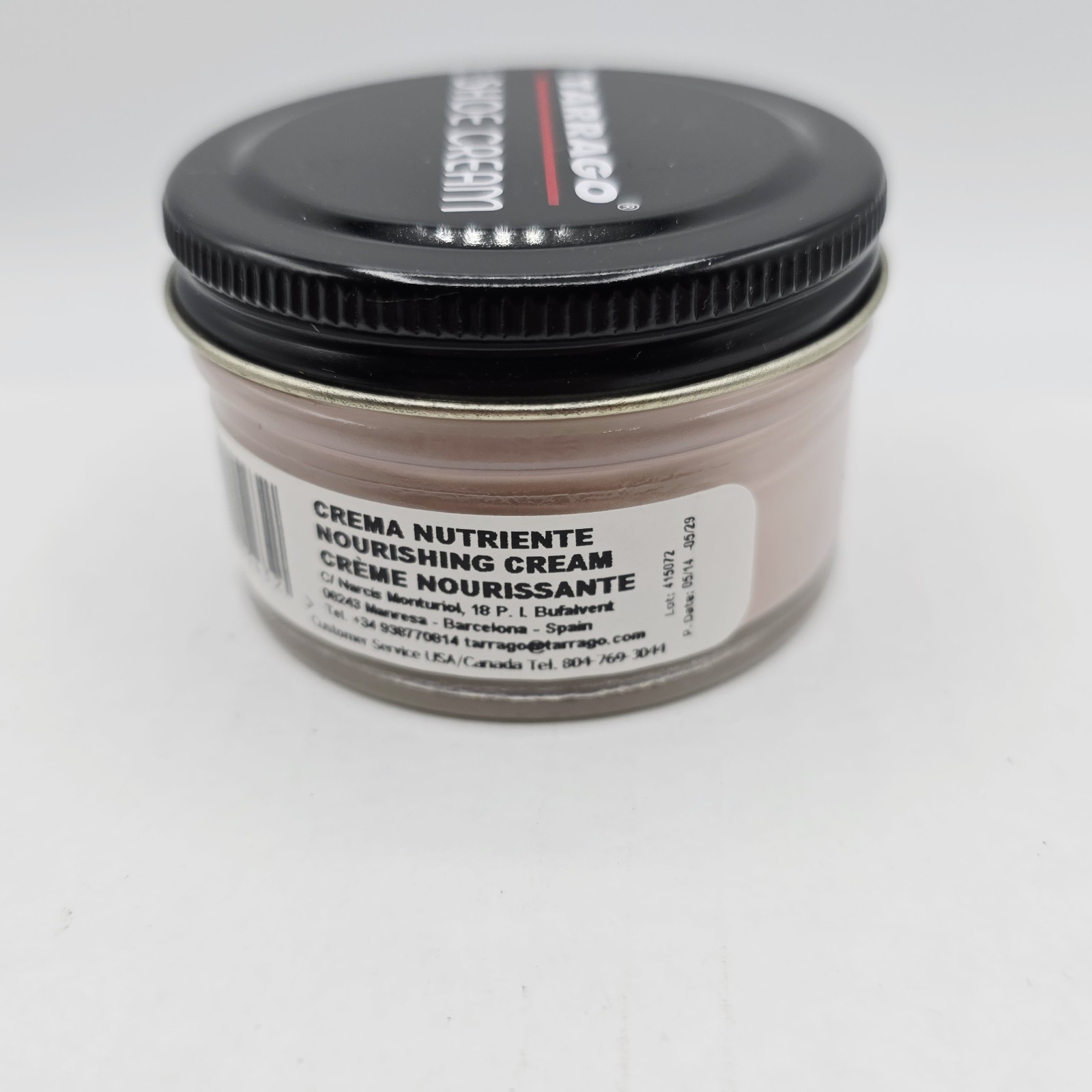 Tarrago Shoe Polish # 43 Pale Mauve Cream Leather Protector 1.76 oz. 50ml Boot