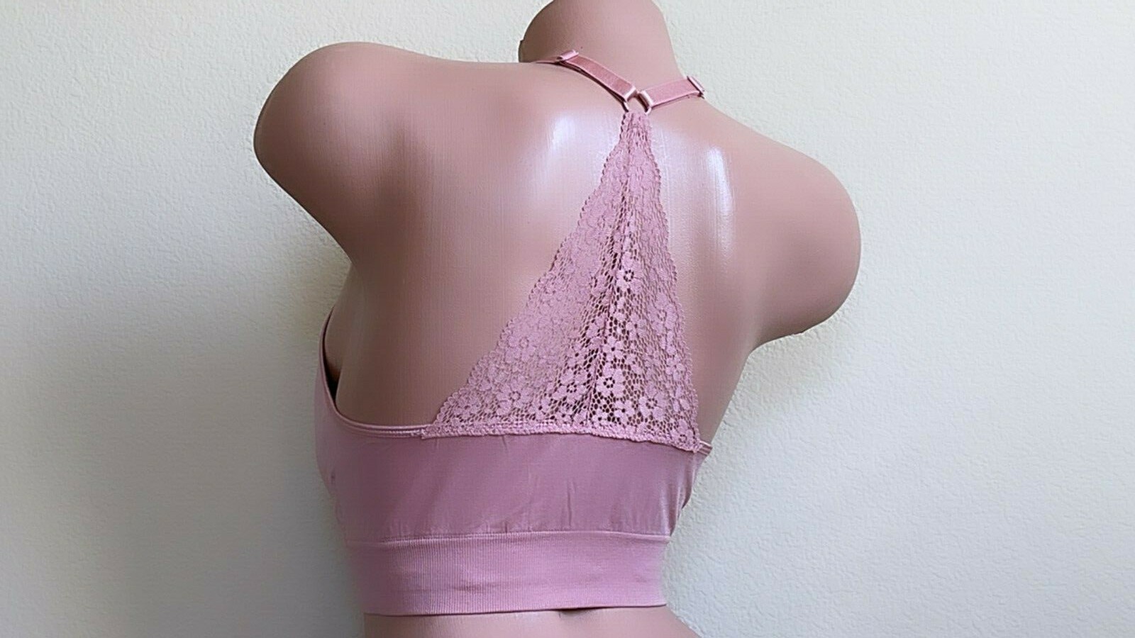 3 Bra 6 Sport Bras Yoga Active Wear Workout Seamless TOP Lace Racer Back Sz S-XL