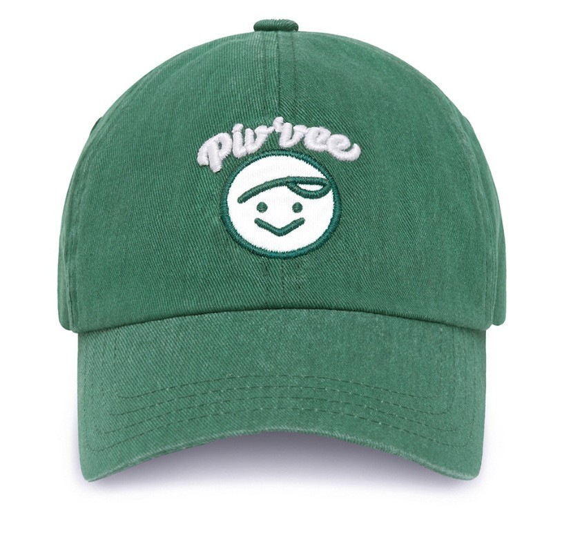 Pivvee Smiley Embroidery Golf Baseball Cap Adjustable Outdoor Sports Sun Hat