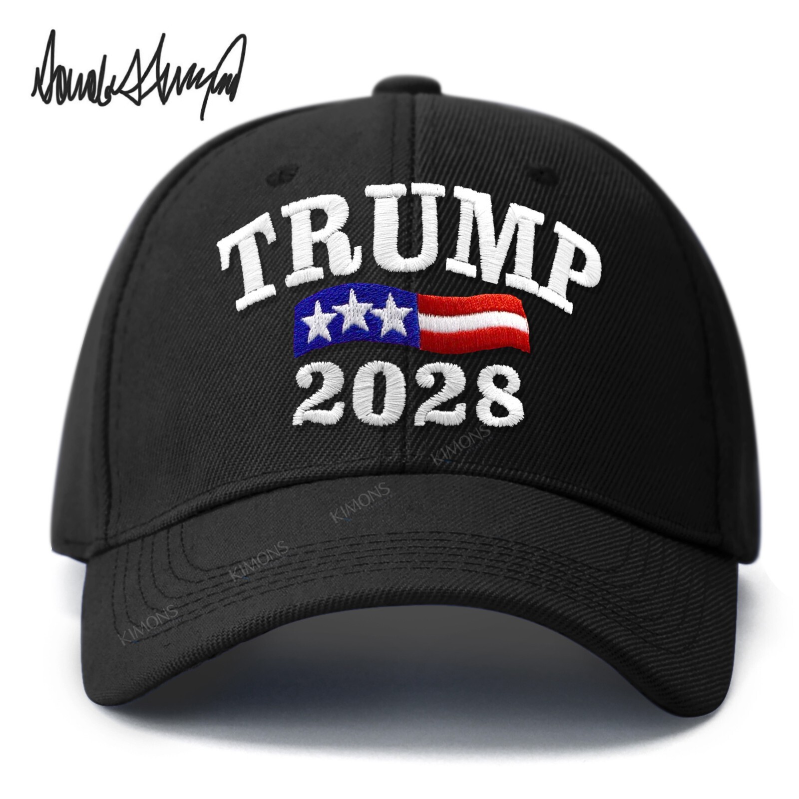 Donald Trump 2028 Hat Trucker Cap Flag Baseball MAGA USA