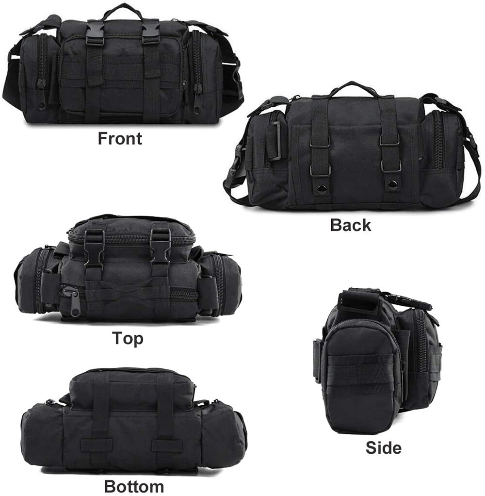 Tactical Waist Pack Deployment Bag Military Molle Waterproof Fanny Pouch