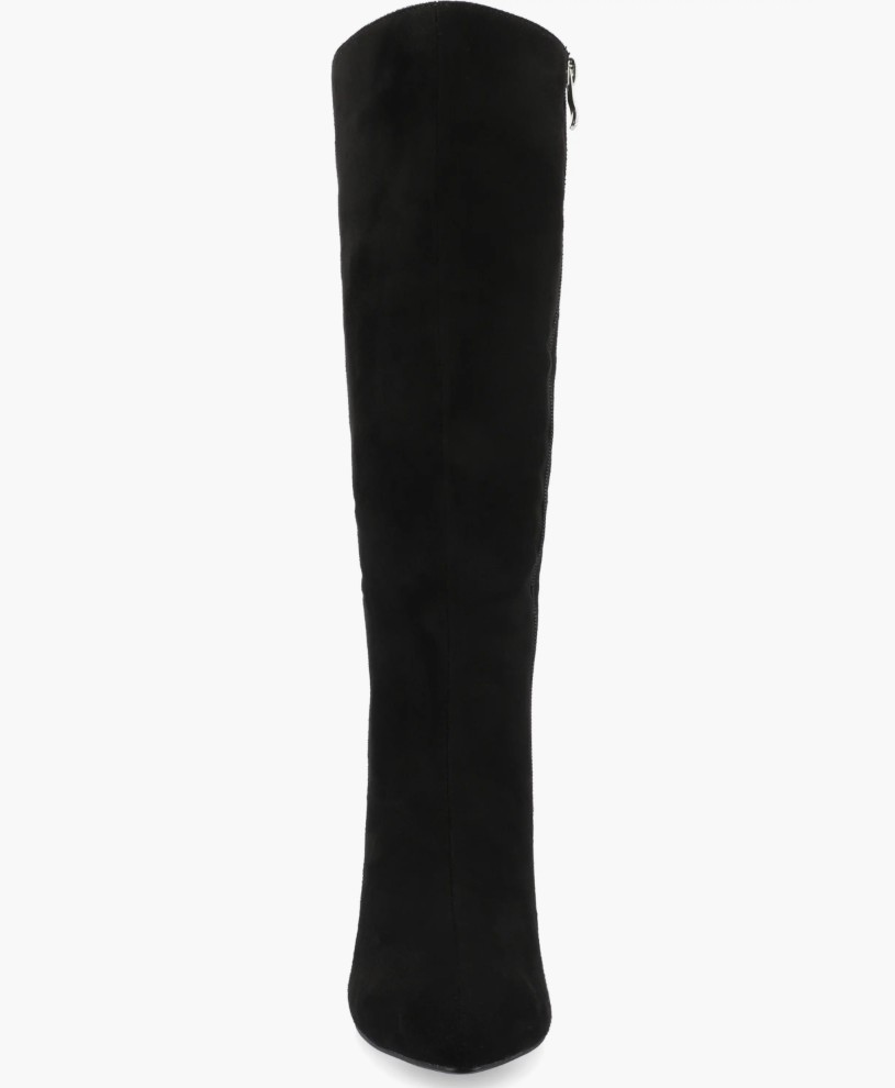 Journee Collection Ameylia Knee High Boots Black US Size 8.5W (Wide Calf)