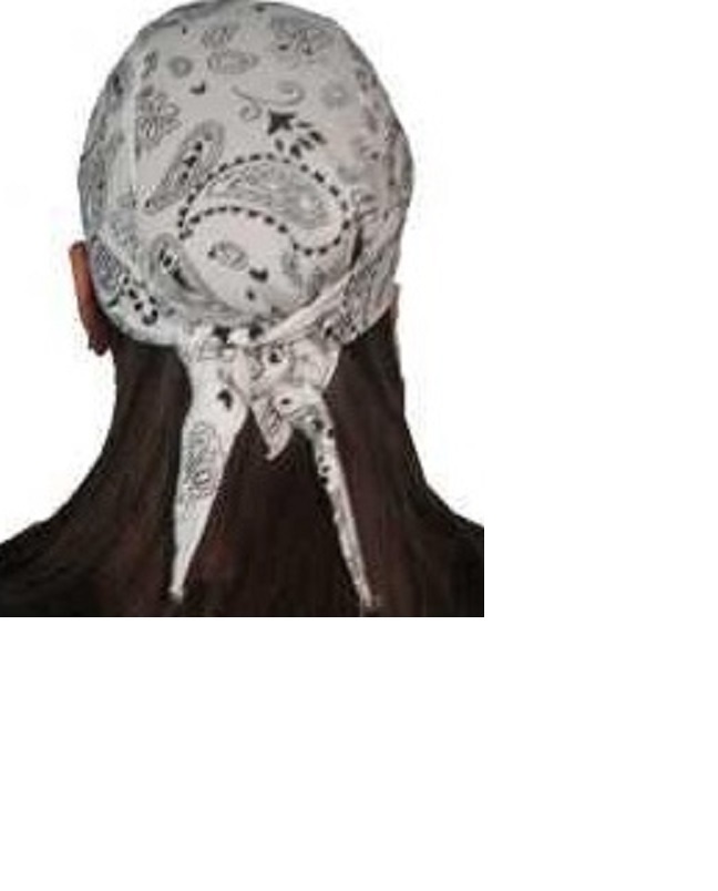 PAISLEY DOO RAG FITTED COTTON BANDANA TIES Do Du Hav A Danna Tie Skull Cap Back
