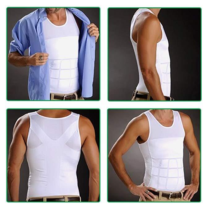 FAJAS PARA HOMBRES FAJA REDUCTORA DE HOMBRE MEN BODY SHAPER ABDOMEN CONTROL TANK