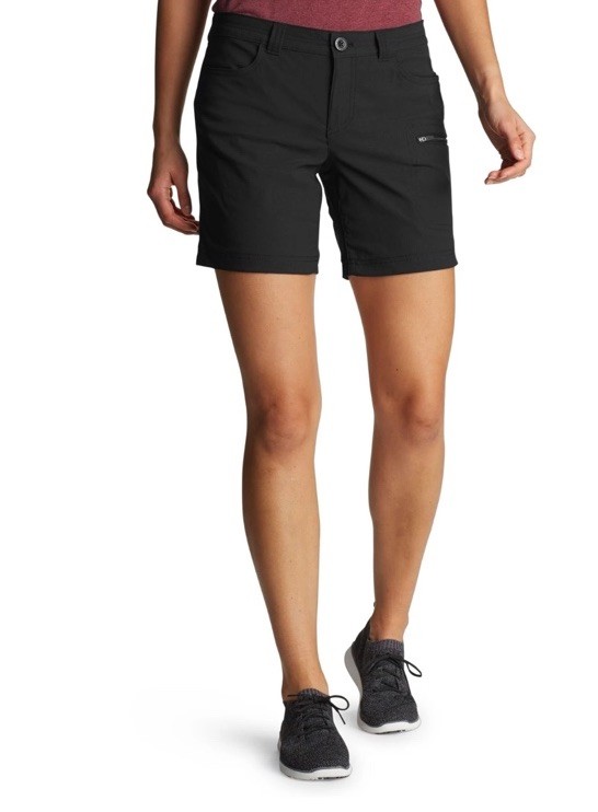 $60 Eddie Bauer Women’s Rainier shorts- Black – Size 6- NEW Tags