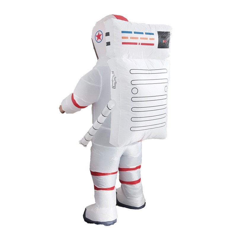 Inflatable Astronaute Space Suit Adult Costume w/Fan For Outdoor Halloween Party