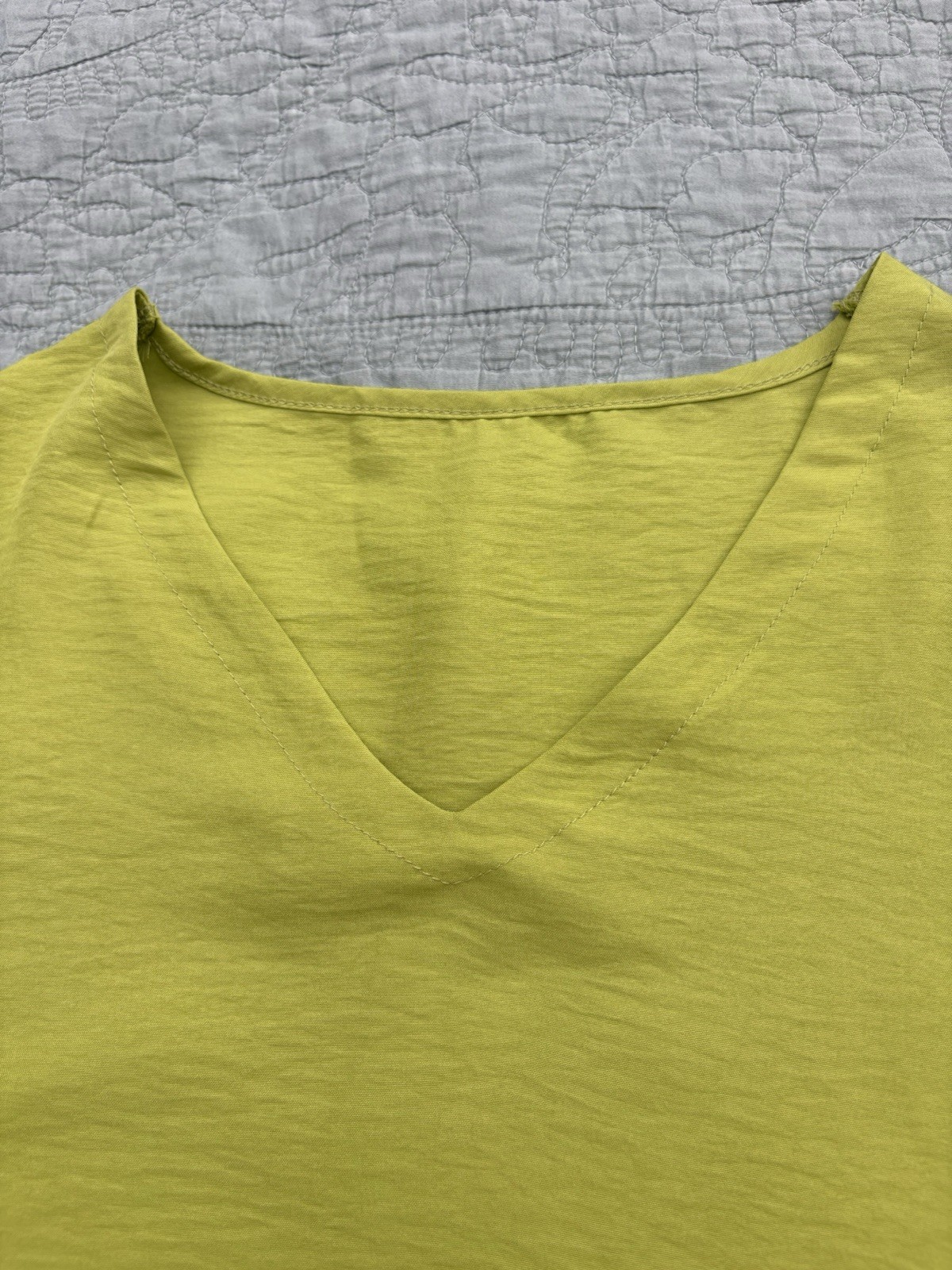 Women’s Loose Top and Pants Set – Soft Light Green Casual 2-Piece Outfit Size M