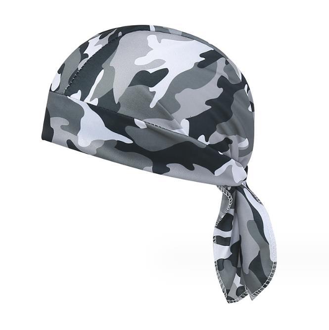 Camouflage Motorcycle Wrap Biker Du Do Black Doo Rag Head Skull Cap Durag
