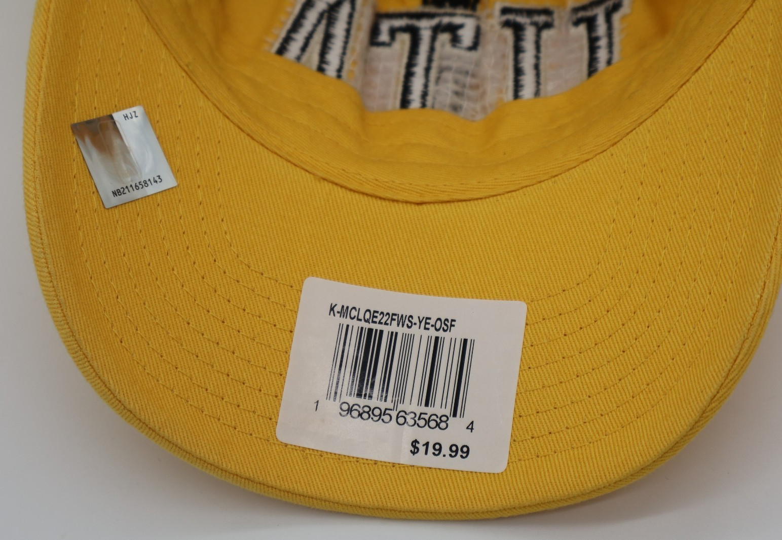 Utah Jazz NBA Hat Mens One Size Yellow Basketball Adjustable Fan Sports NWT
