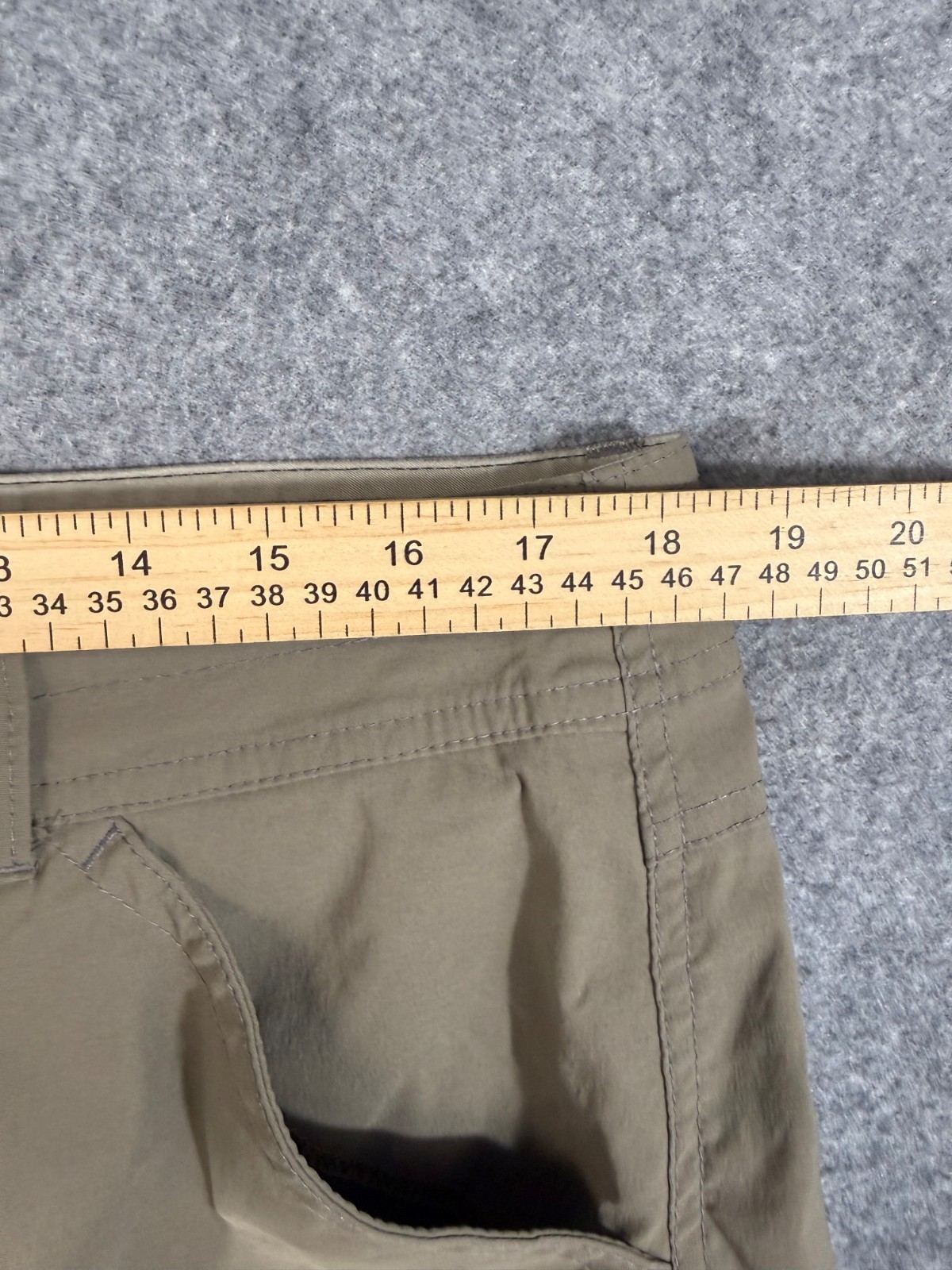 Kuhl Hiking Camping Shorts Mens 36 Khaki Beige Stretch Outdoor Utility Pockets