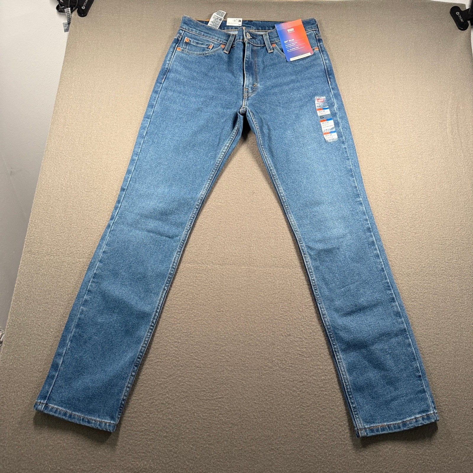 Levi’s 511 Slim Jeans Mens 30×32 Blue All Seasons Tech Stretch 045115425
