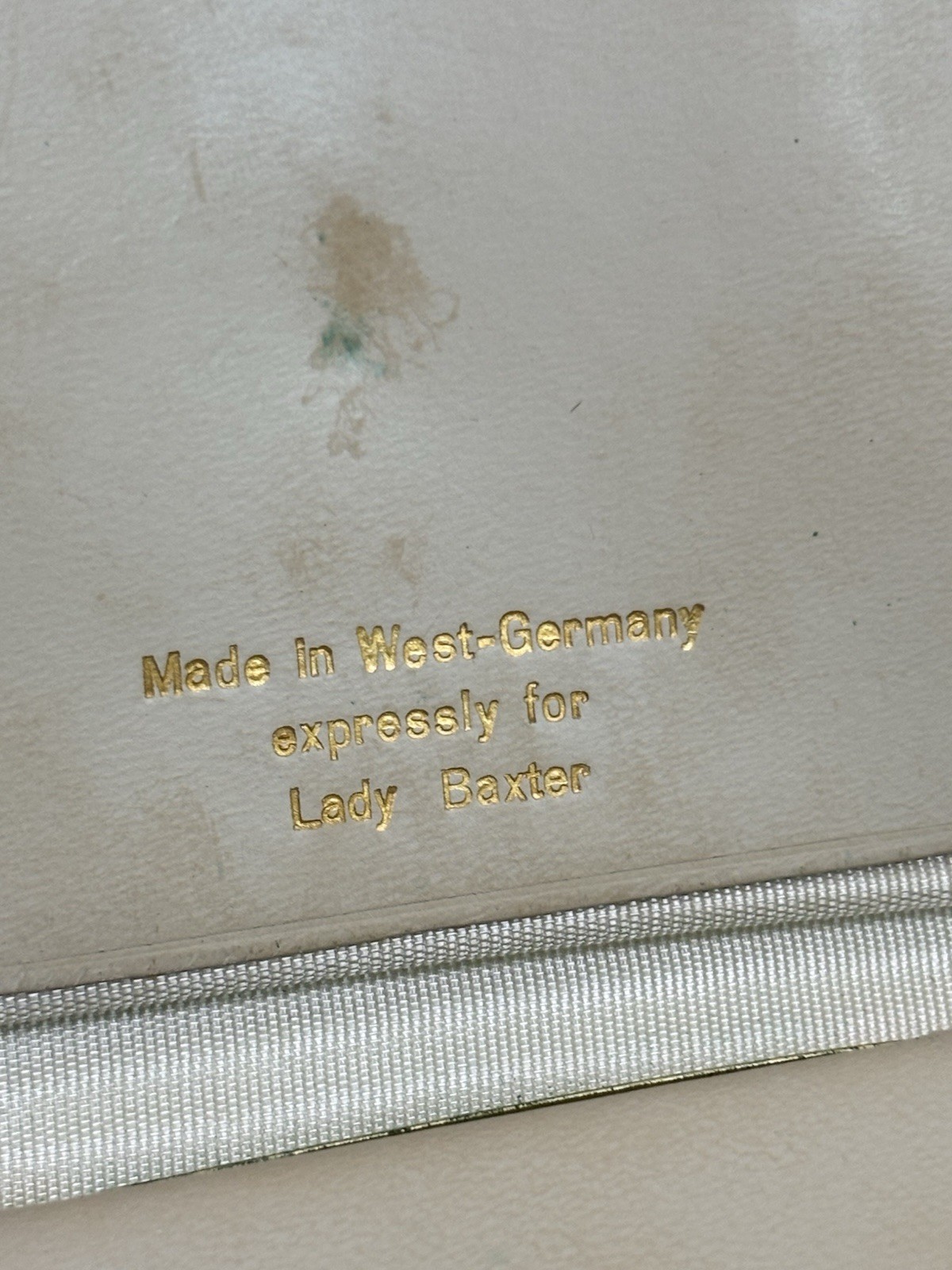 Vintage West Germany Lady Baxter Wallet Clasp Coin Pocket Leather Photo