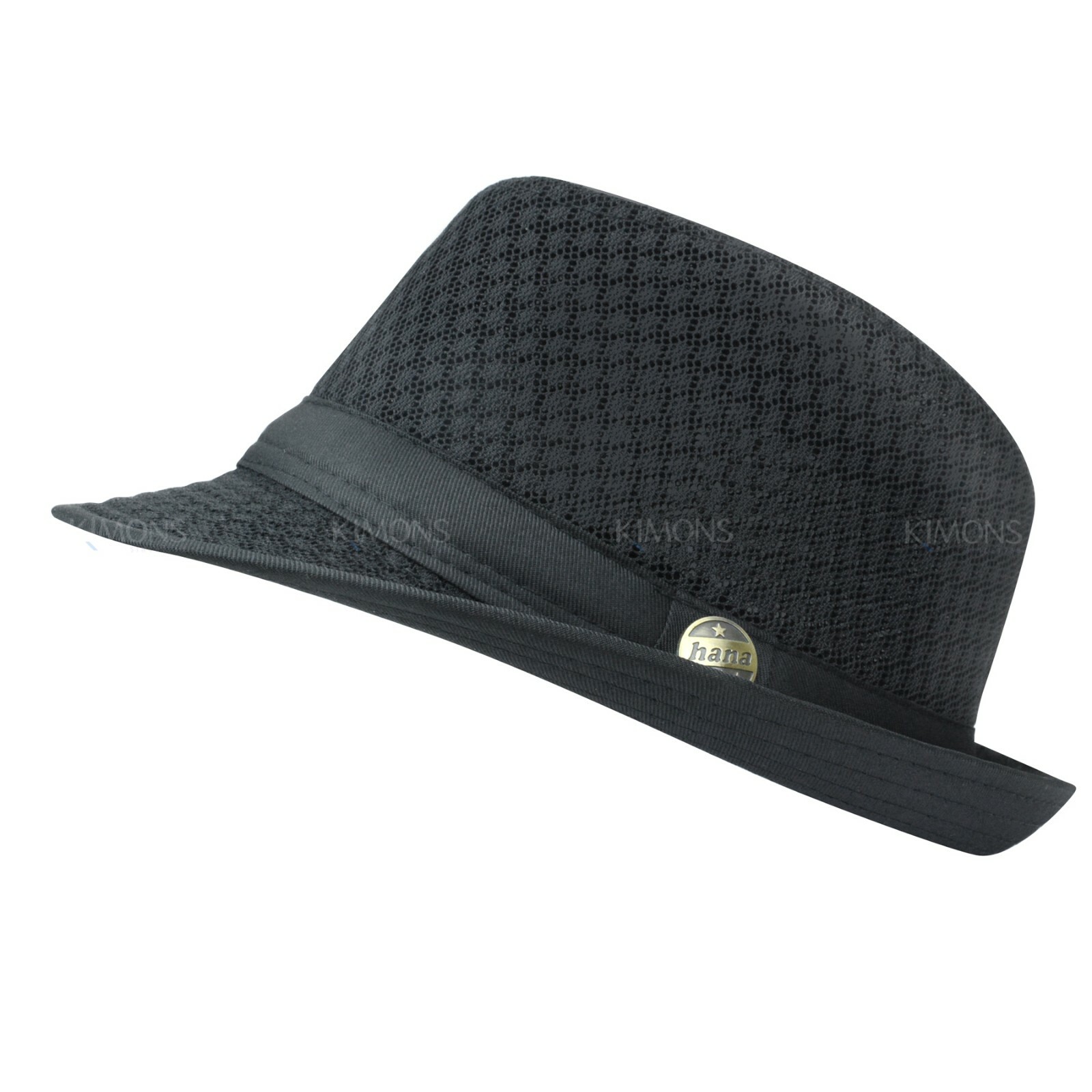 Light Weight Mesh Fedora hat Porkpie Summer Classic Trilby Cuban Beach Sun Cap