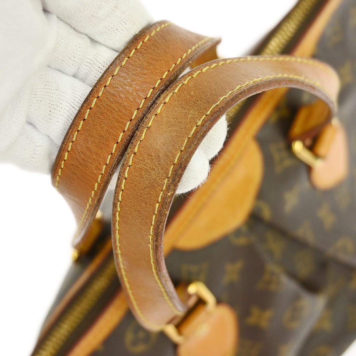 Best06 LOUIS VUITTON MONOGRAM PALERMO PM 2WAY TOTE BAG M40145 VI2019 RQ02090