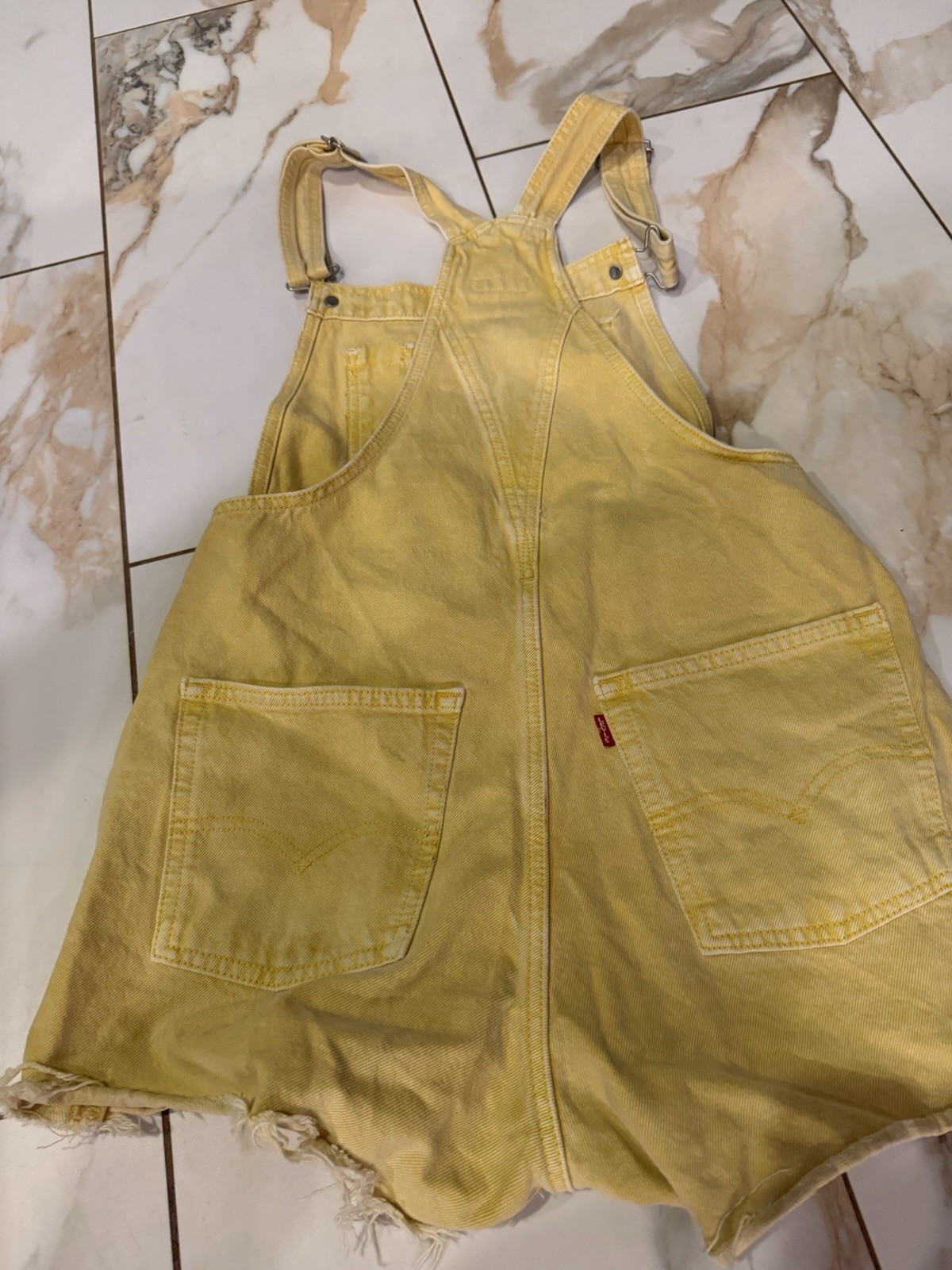 The Cords & Co Light Pink Wide Corduroy Shortalls Overall Shorts, sz XS