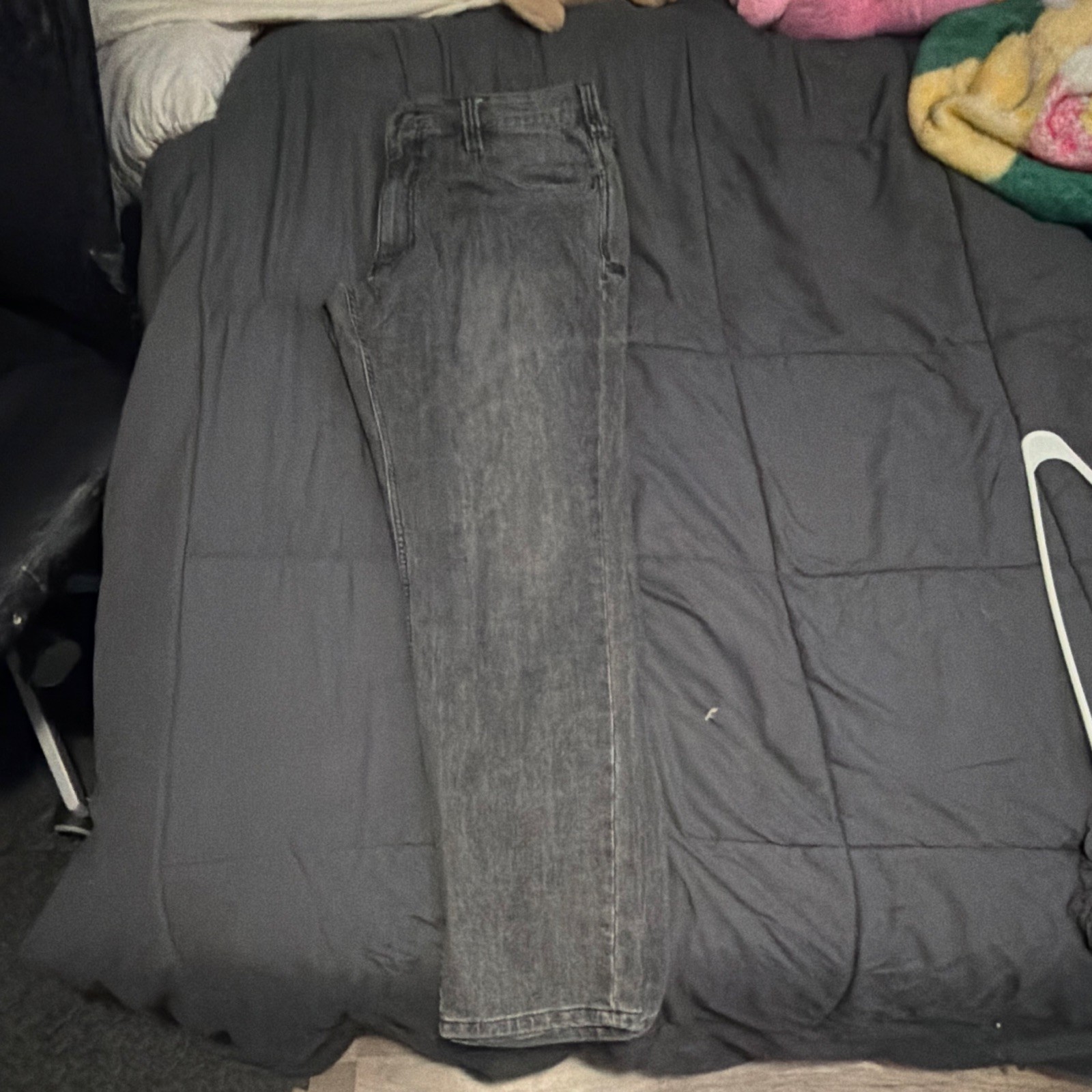 5.11 Tactical Men’s Gray Denim Jeans Skinny Fit Solid 5-Pocket Pockets