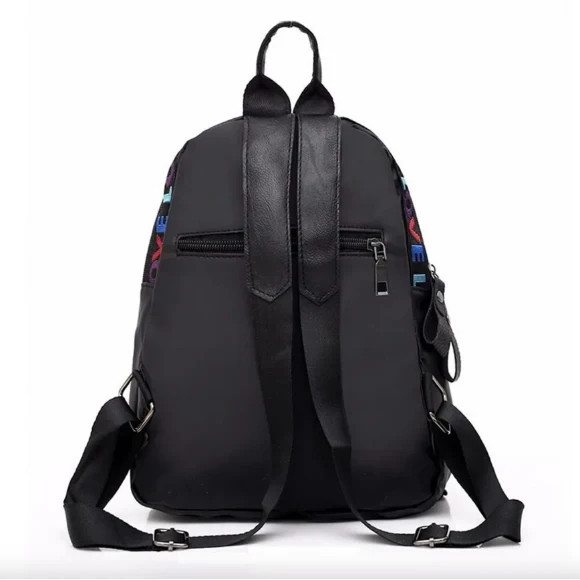 Mini Backpack for Women & Teens, Small Lightweight Oxford Cloth Shoulder Bag