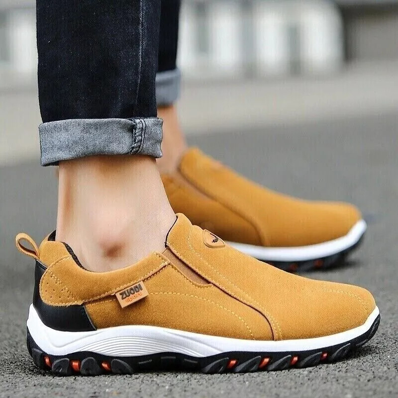 Men’s Loafer Slip On Athletic Shoes Casual Walking Sneakers Outdoor Sports