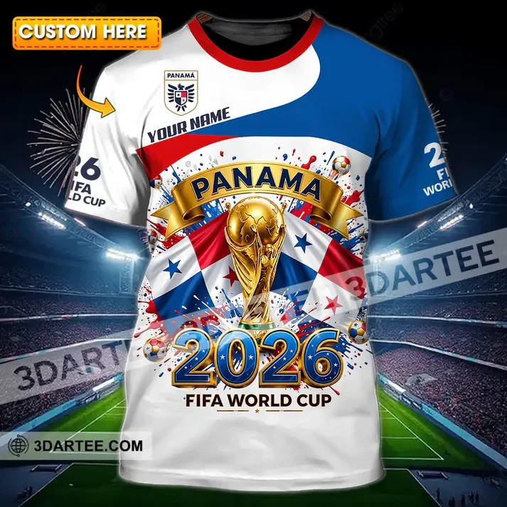 Unisex Shirt – Custom Panama World Cup 2026 3D Shirt unisex VK13583