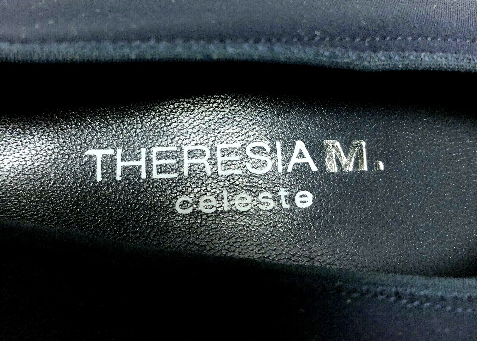 Theresia M. Celeste Lea Fabric Comfort Shoes Blue UK 4.5 US 6.5 G Low Heels New