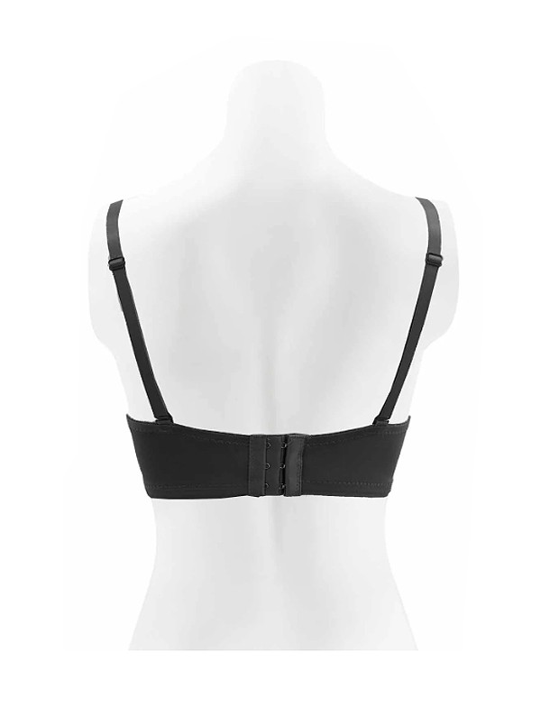 Women’s Classic Cotton Solid Color Padded 4 Hook Closure Bra Set Pack of 6