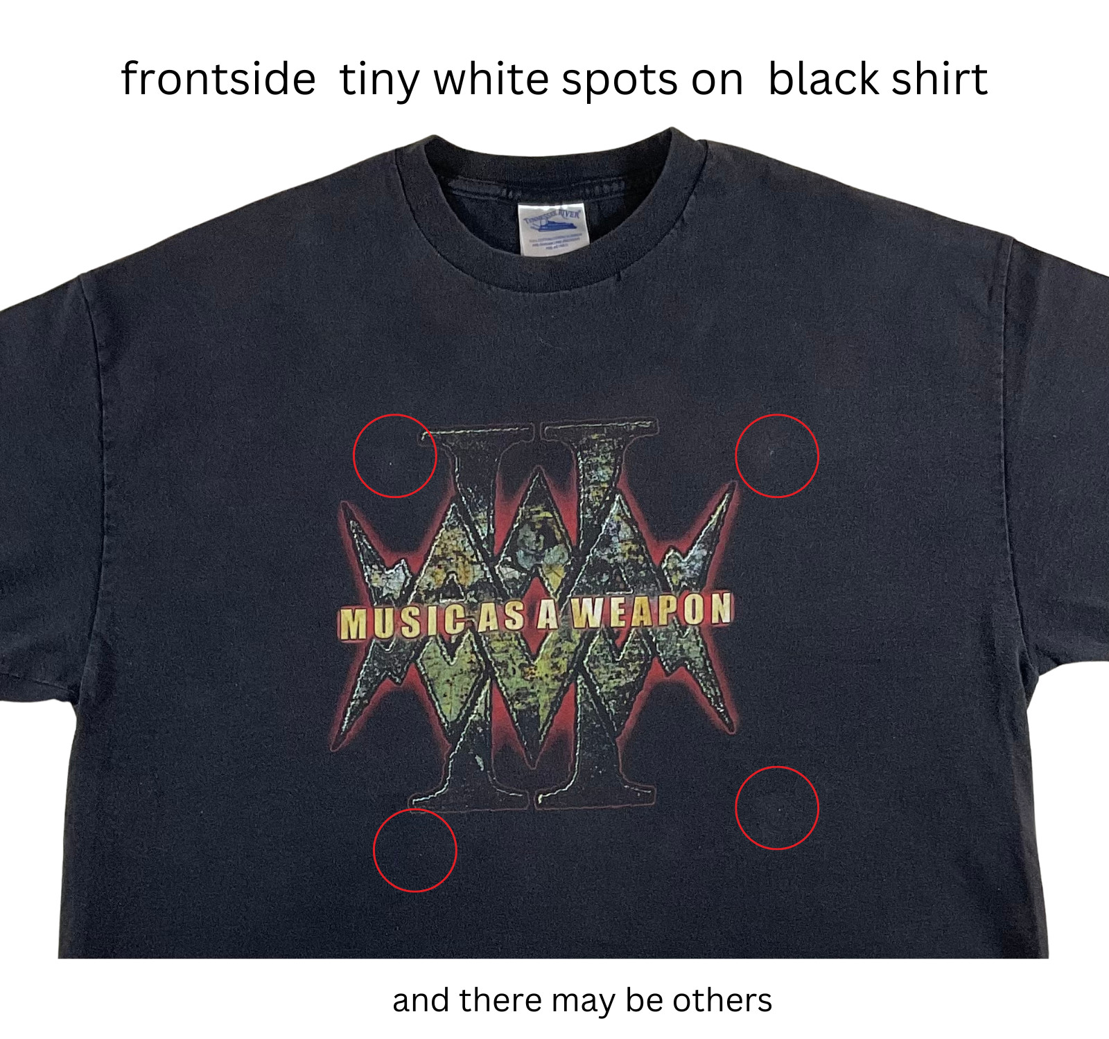 XL Disturbed 2003 t-shirt Music as a Weapon II tour 2-side 2004 live album shows