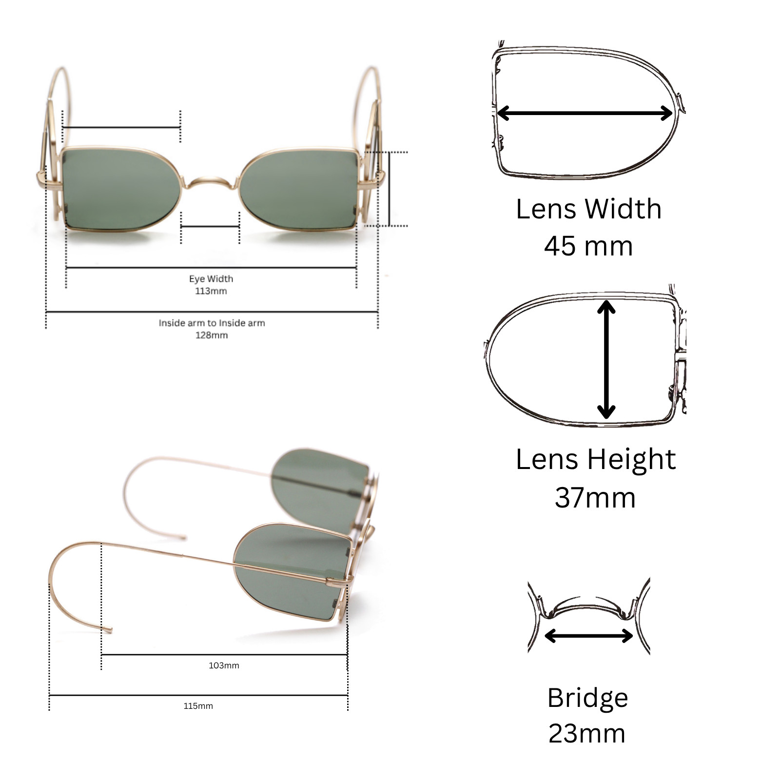 Steampunk Quad VICTORIAN SUNGLASSES by Magnoli Clothiers