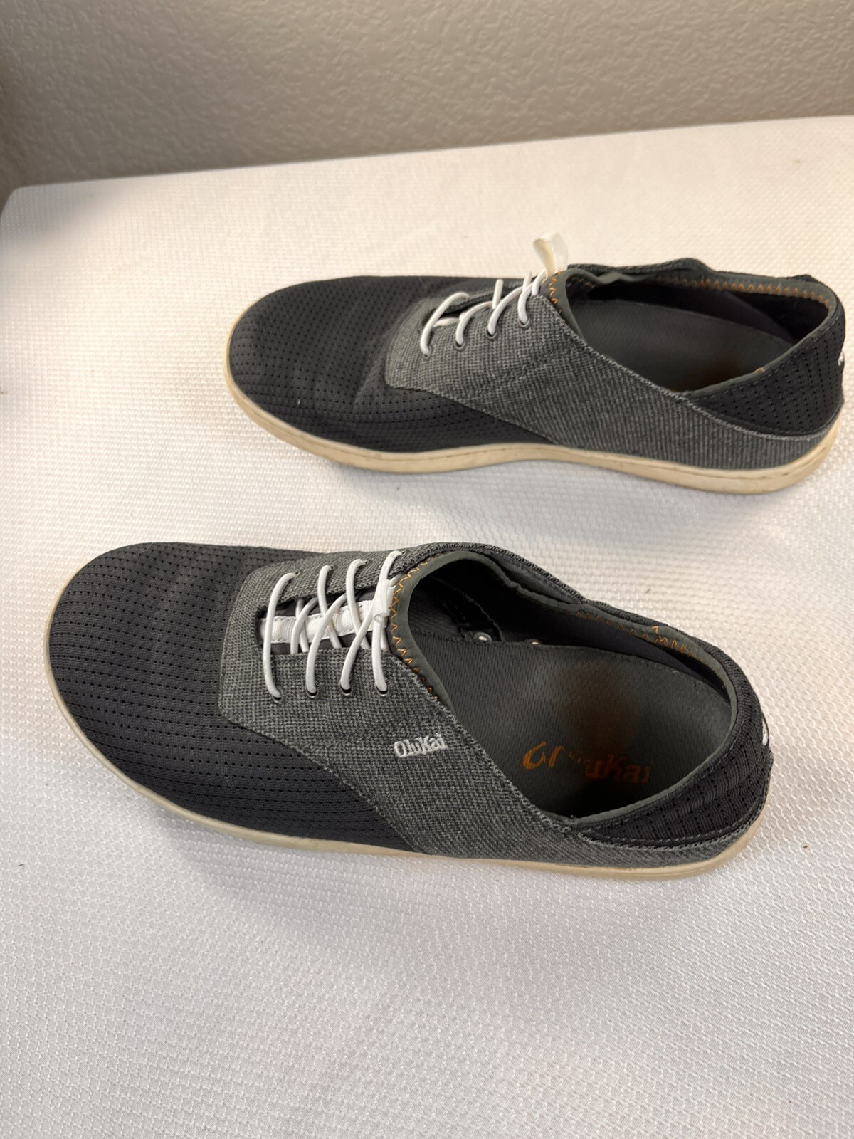 Olukai Nohea Moku Men’s Sneakers 10283-6C6C Dark Shadow Brand New