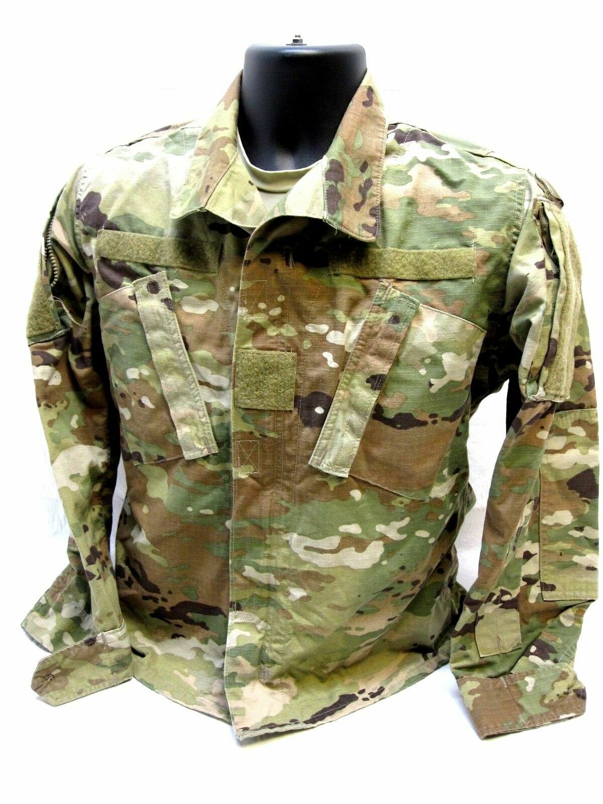 USED ARMY OCP SCORPION W2 MULTICAM TOP UNIFORM COAT NORMAL MATERIAL ACU JACKET1