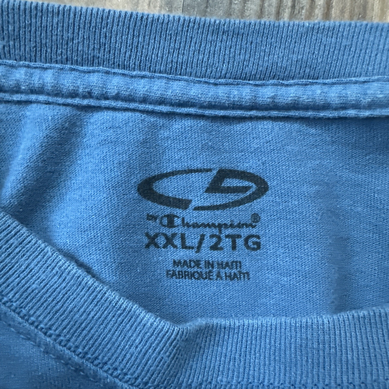 Men’s Champion Blue “Completely Bear” “Under My Kilt” T-shirt – Size XXL