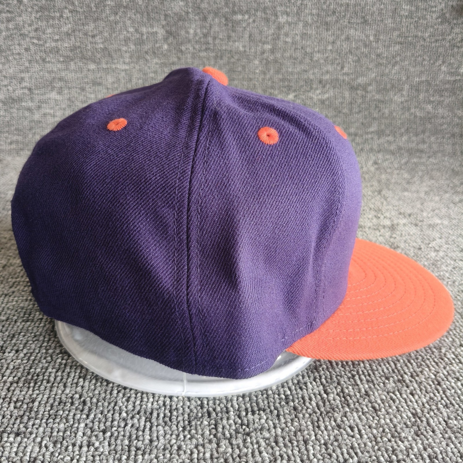 New Era Clemson Tigers 59FIFTY Fitted Purple Orange Hat 7 3 4