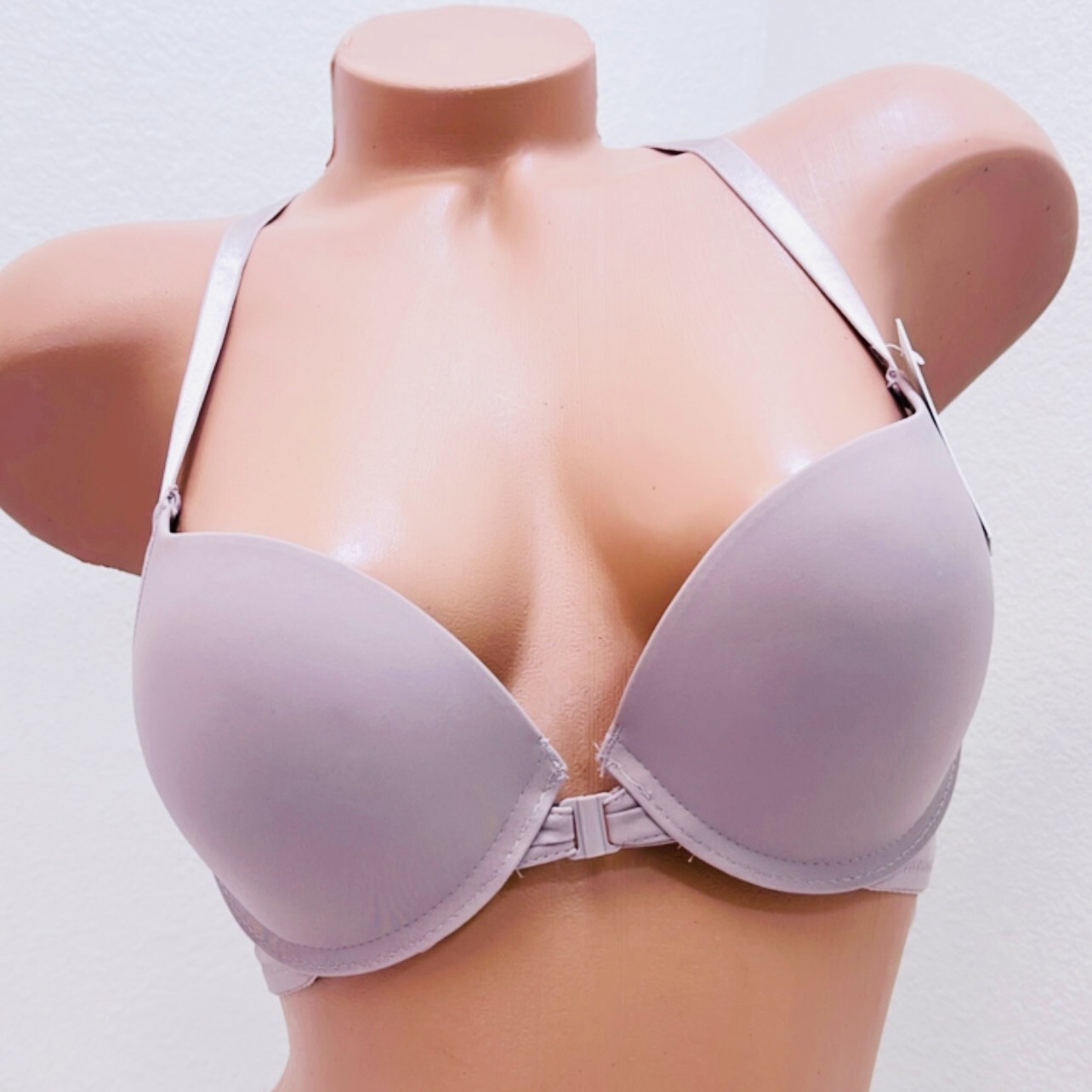 3-6 Bras T-Shirt Racer Back Soft Lace Open Front No padding Underwire 32B-40C