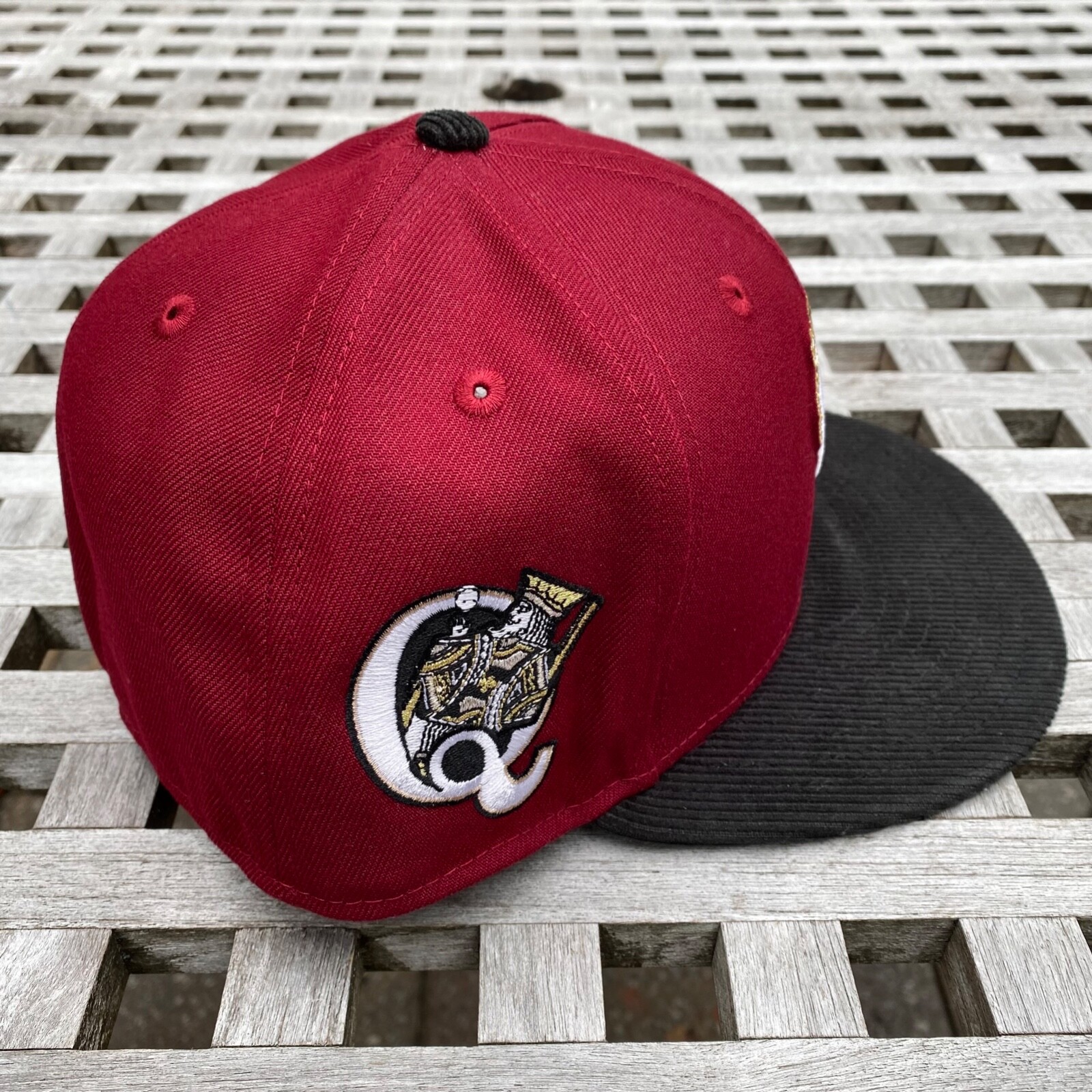 Queens Kings New Era 59FIFTY 2 Tone Corduroy Edge Outwear Fitted Cap Hat 7 1/2