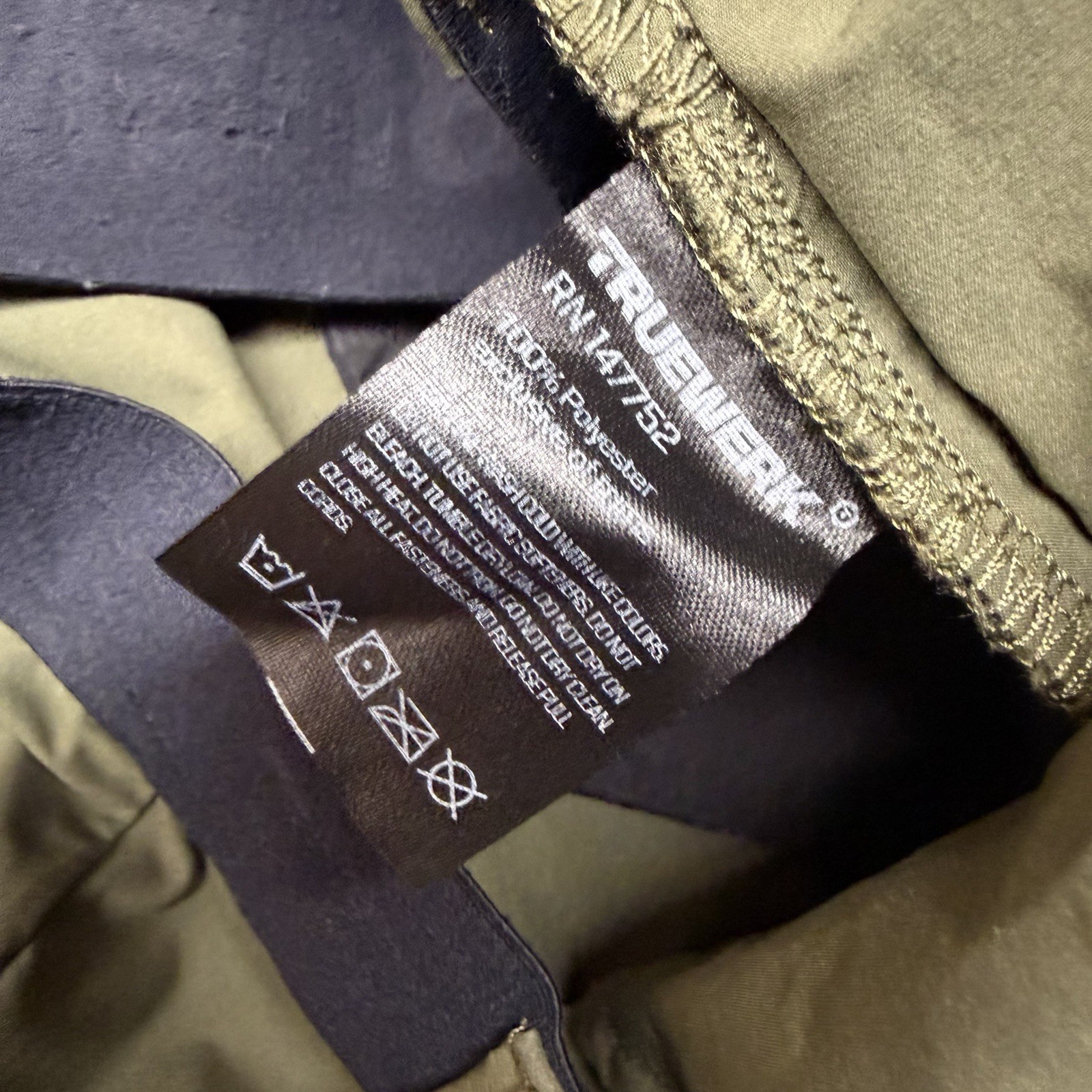 Truewerk Cloud Pants Men XL Green Workwear Utility Outdoor Performance