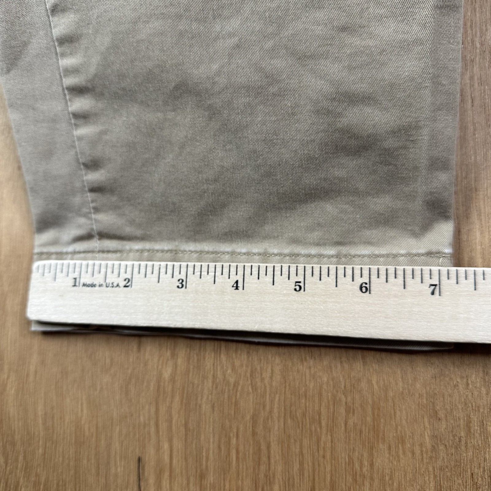 Polo Ralph Lauren Pants Mens 30×30 Khaki Brown Cotton Chino Flat Front Straight