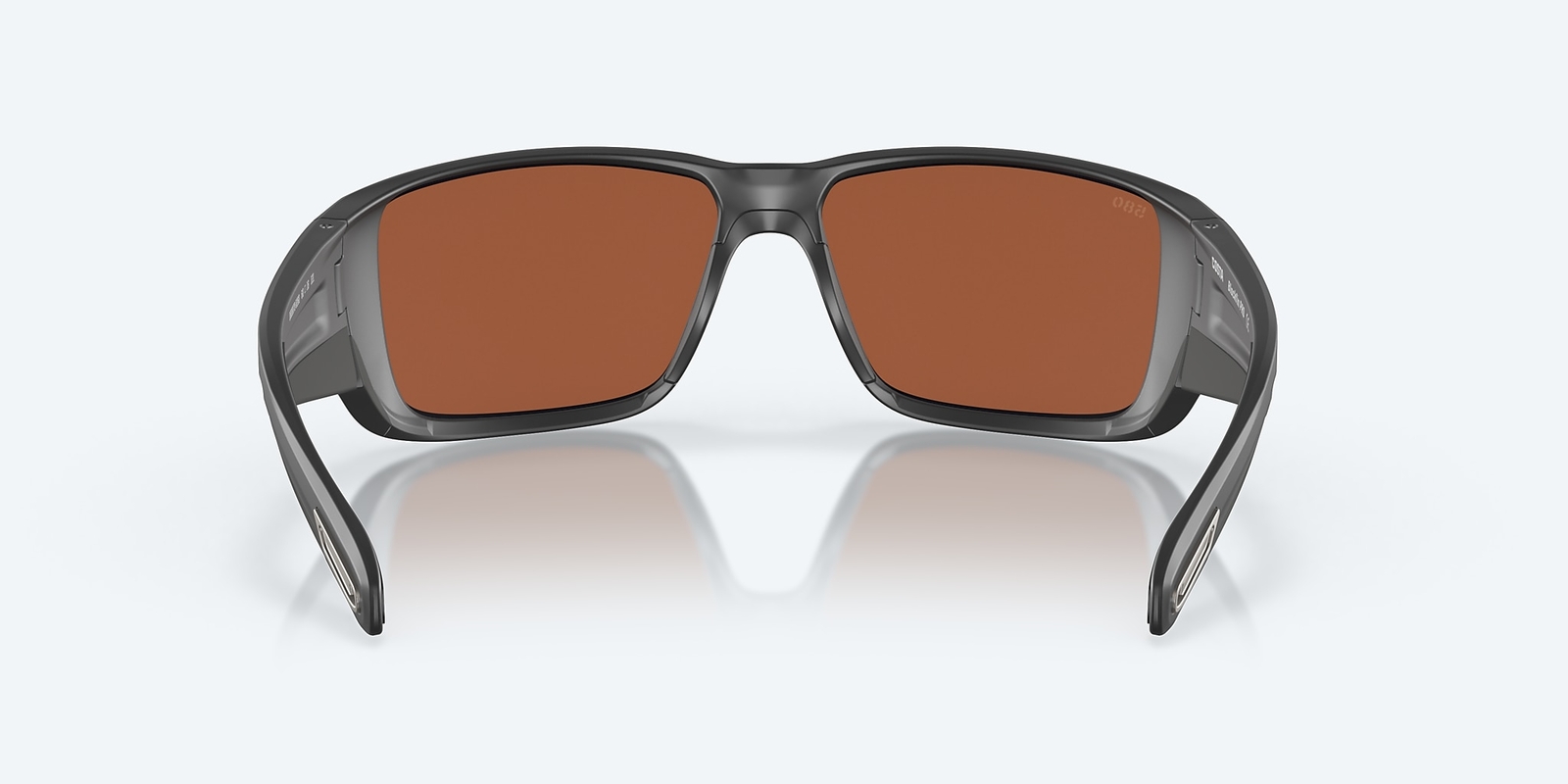 Costa Del Mar Blackfin Pro Matte Black/Green Mirror Polarized 580G Sunglasses