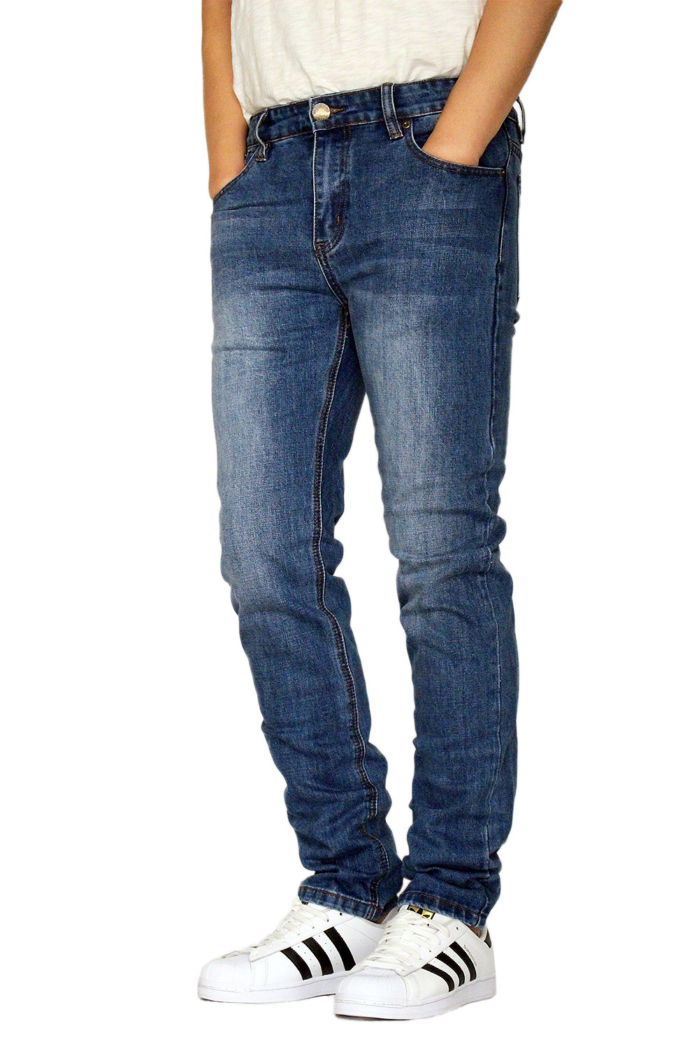 MEN’S PREMIUM WASHED STRETCH SKINNY JEANS 8 COLORS VICTORIOUS *DL1004