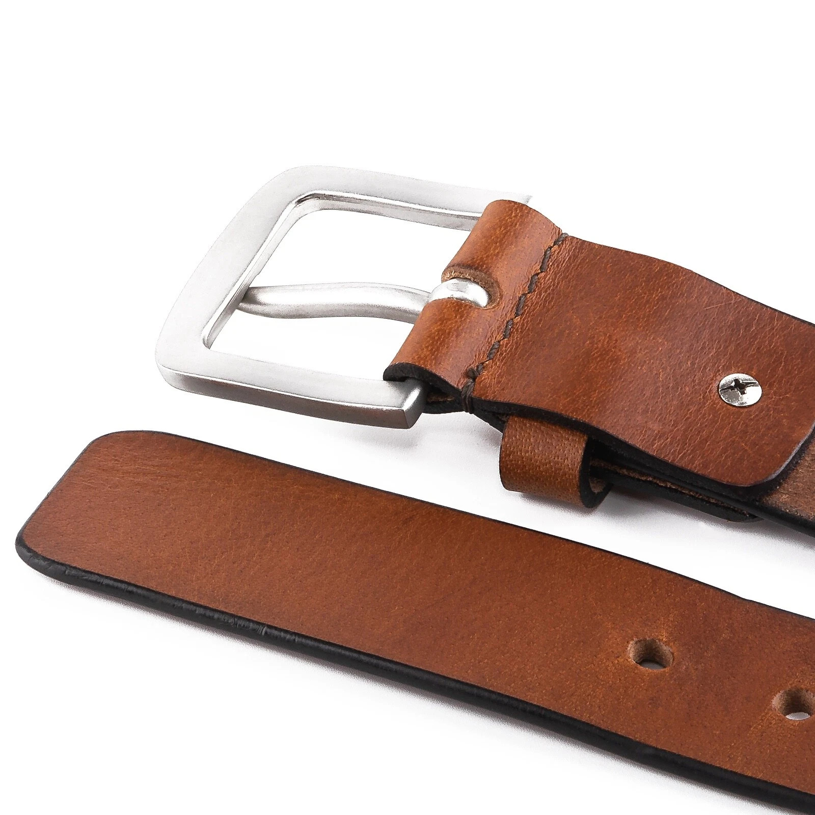 Men’s belts,Full Grain Genuine Leather Casual Dress Jeans Belts for Men