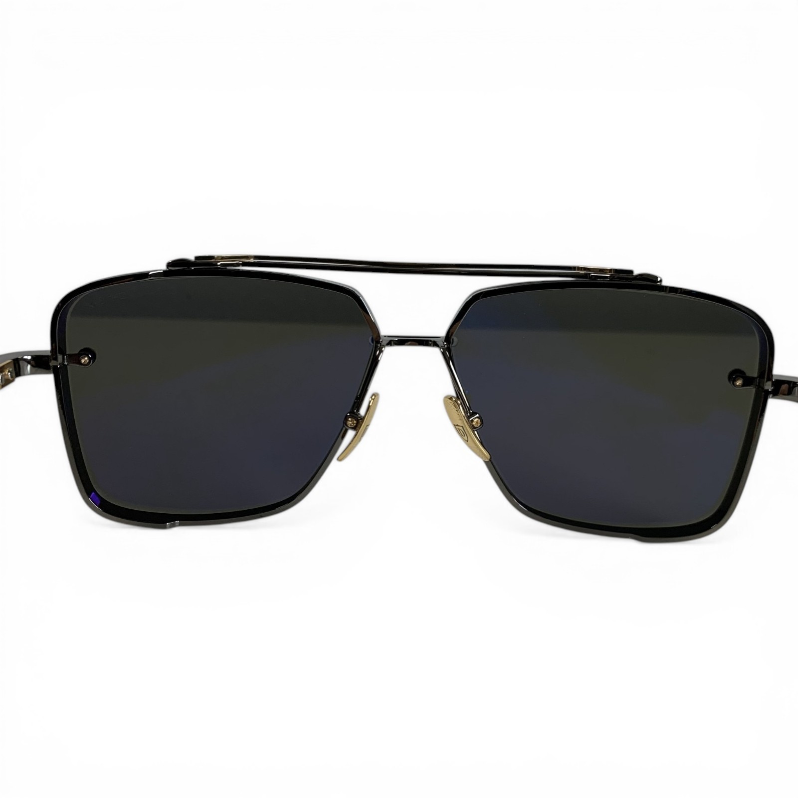 DITA DTS121-62-01-Z Mach Six Sunglasses Black Gold Luxury Eyewear (Pre-Owned)