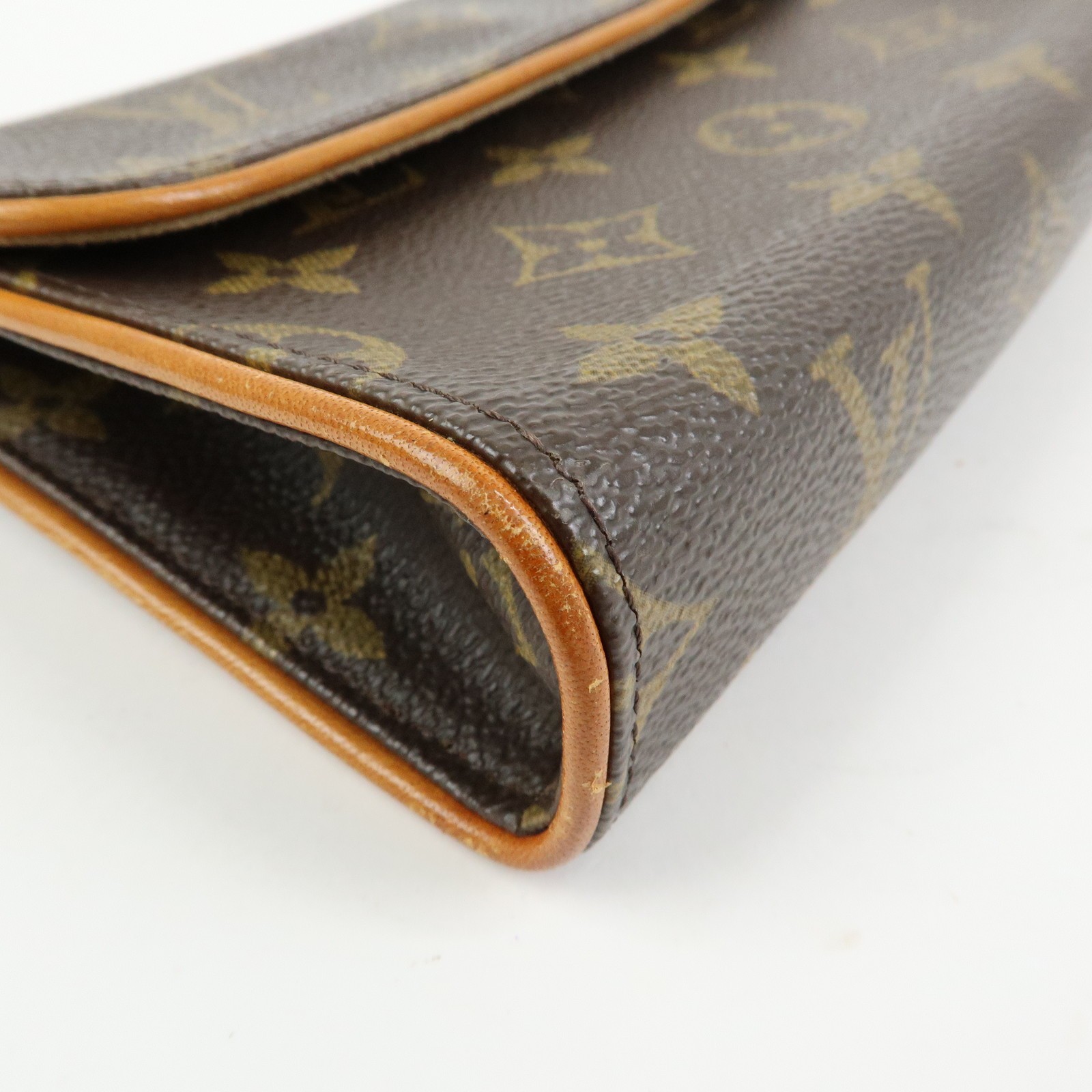 Louis Vuitton Monogram Pochette Florentine XS Waist Bag Belt M51855 Used F/S
