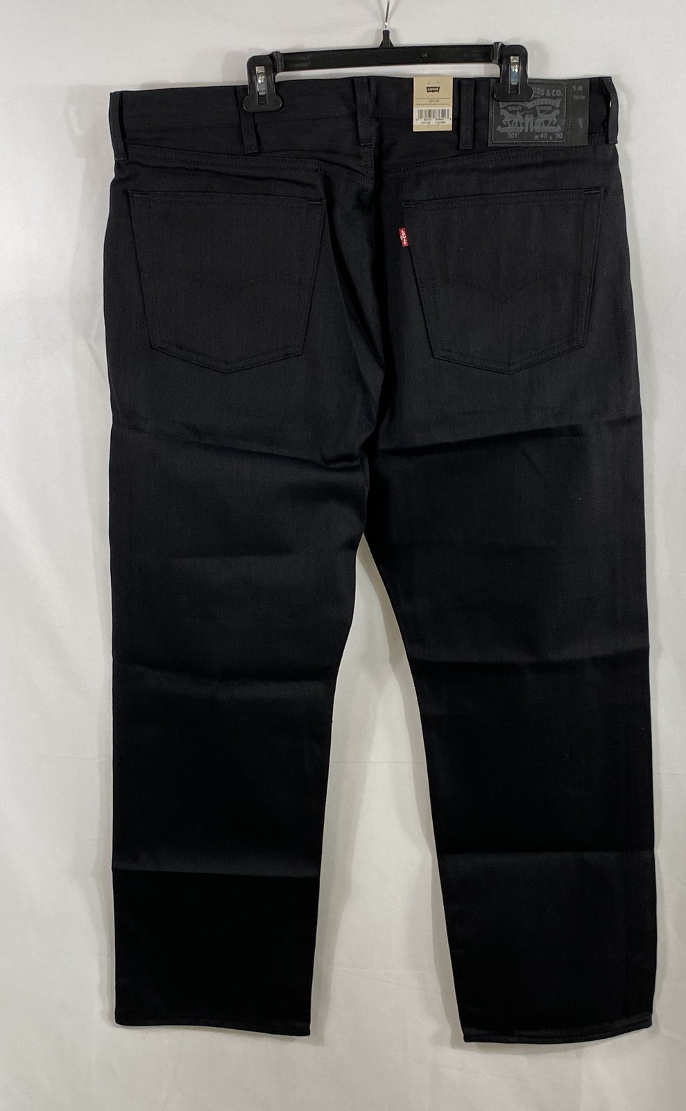 Levi’s Men’s Black 501 Original Shrink-To-Fit Straight Leg Jeans NWT Sz 40×30