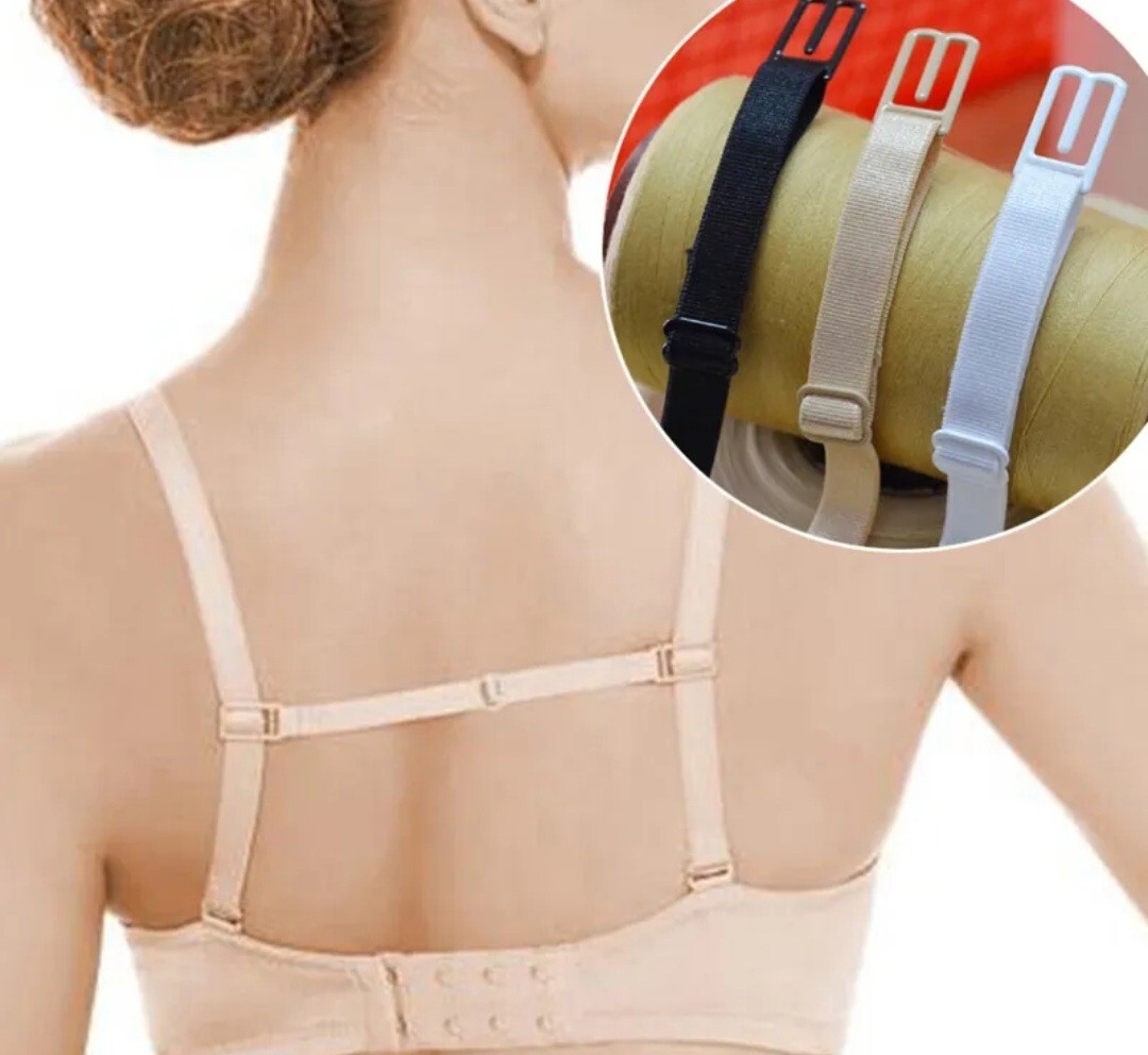 3 Nonslip Elastic Adjustable Retainer Band Bra Strap Holder Racer Back Clip UK