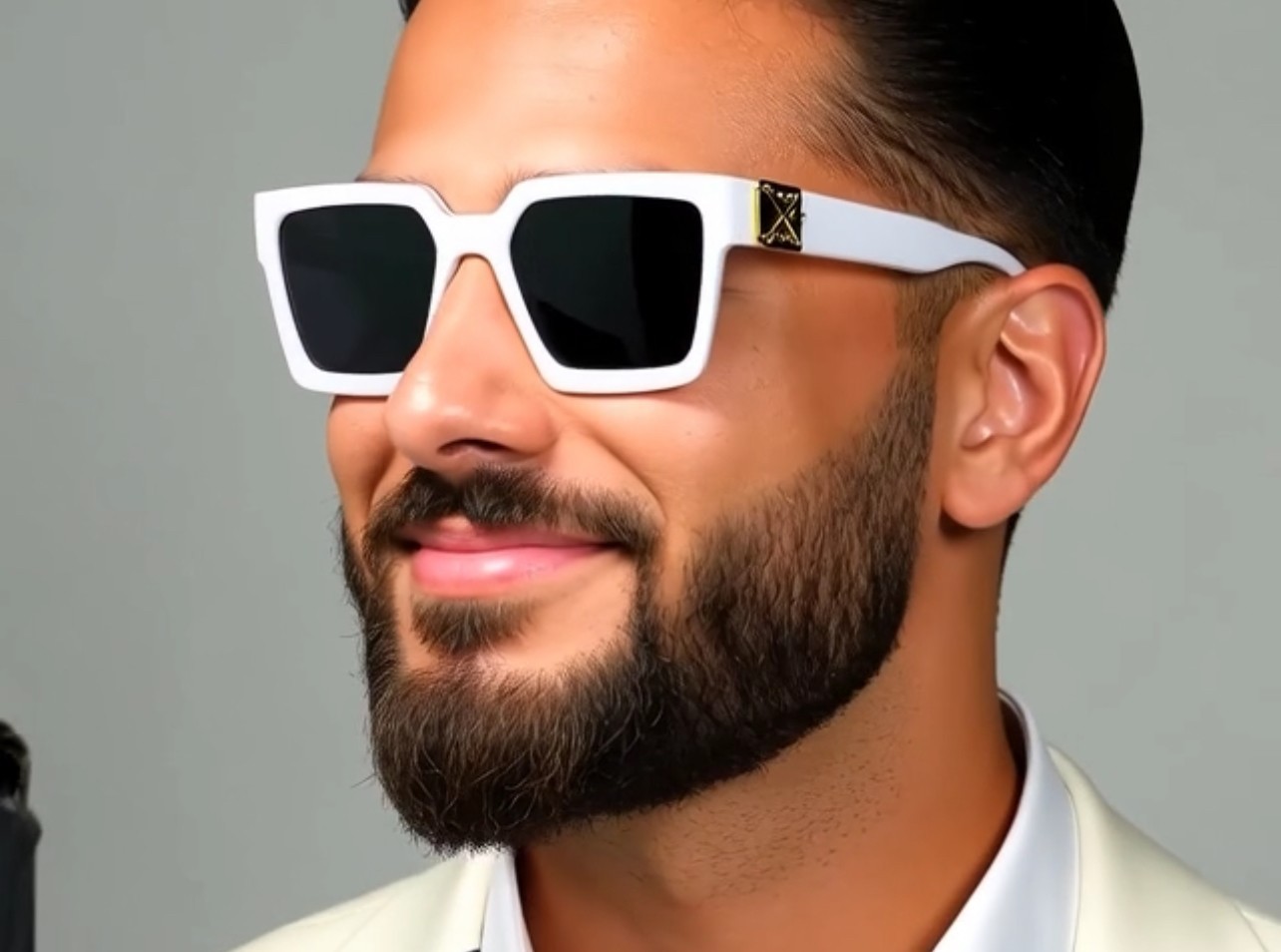 Large Square CHOLO Sunglasses Super Dark Style GANGSTER Style Black Kim Shades